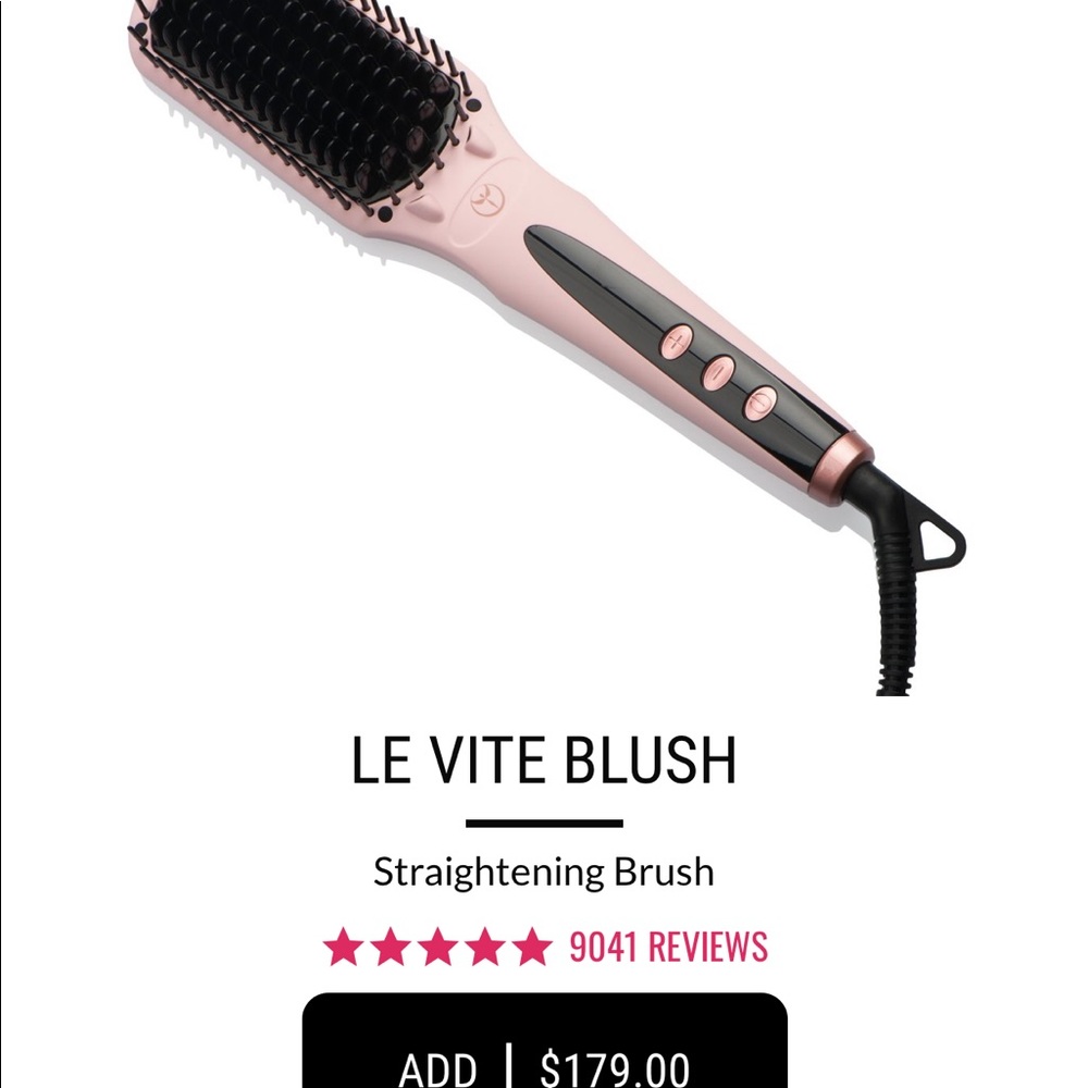L’ange brush straightener